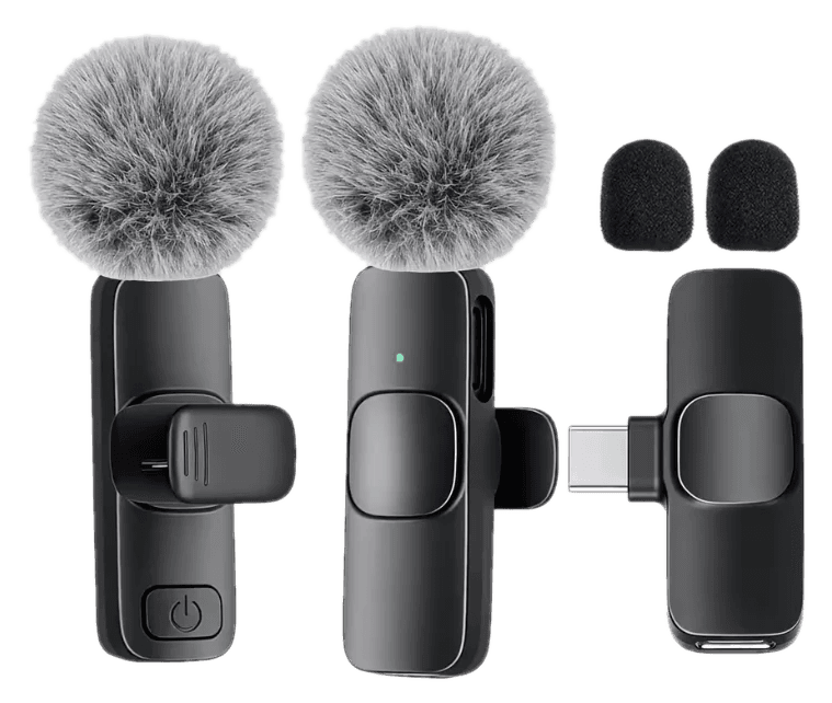 Microfones de Lapela